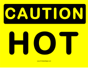 Caution Hot