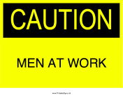 Caution Men At Work