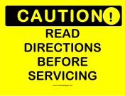 Caution Read Instructions