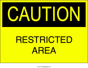 Restricted Area
