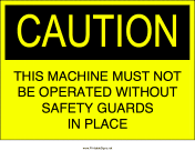 Safety Guards Required