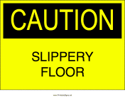 Slippery Floor
