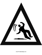 Caution Slippery Graphic