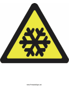 Caution Snow Conditions
