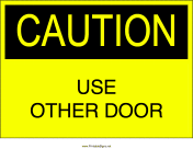 Use Other Door