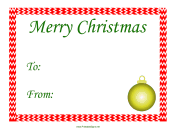 Christmas Gift Tag