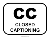 Closed Captioning Available