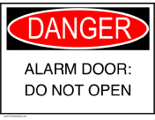 Alarm Door