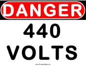 Danger 440 Volts