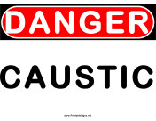 Danger Big Caustic