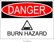 Burn Hazard