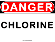 Danger Chlorine