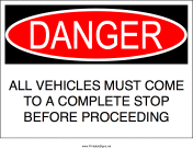 Complete Stop Required