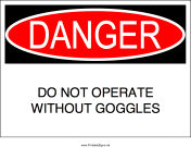Goggles Required