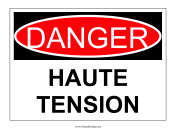 Danger Haute Tension