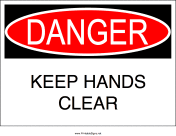 Keep Hands Clear