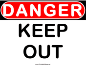 Danger Keep Out 2