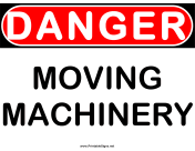 Danger Moving Machinery
