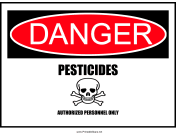 Danger Pesticides