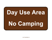 Day Use Area