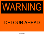 Detour Ahead