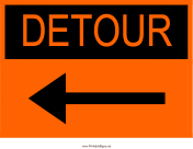 Detour Left