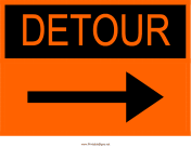Detour Right