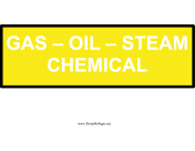 Digging Sign Chemical