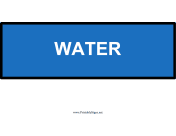 Digging Sign Water