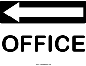 Directions Office Left