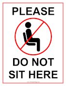 Do Not Sit Here