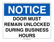Door Remain Unlocked