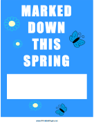 Marked Down This Spring