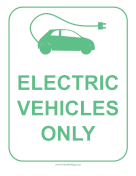 Electric Vehicle Parking