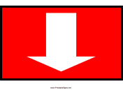 Big Red Arrow