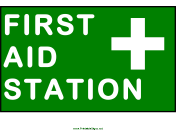 First Aid Station