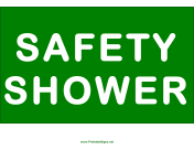 Safety Shower