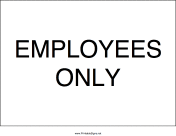 Employees Only