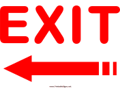 Exit Left