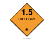 Explosive One Pt Five