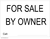 For Sale by Owner