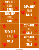 Fall Sales