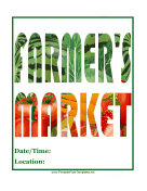 Farmers Market Flyer