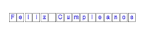 Feliz Cumpleaños sign
