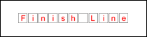 Finish Line sign