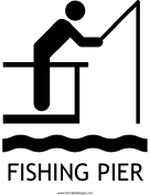 Fishing Pier with caption