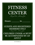 Fitness Center