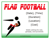 Flag Football Flyer