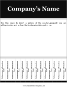 Flyer Template With Tabs