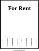 For Rent Flyer